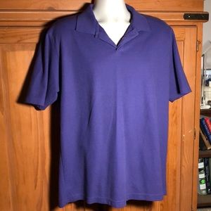 CONCEPTS BY CLAIBORNE SS PURPLE MEN’S POLO SHIRT!